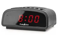 NEDIS digitalt skrivebord vækkeur LED display snooze funktion en alarm sort (1 of 5)