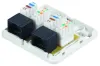 Solarix CAT5E UTP 2 x RJ45 гнездо върху бял гипс thumbnail (2 of 2)