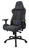 Sedia da gaming AROZZI VERONA Signature Soft Fabric superficie in tessuto logo blu nero thumbnail (1 of 9)