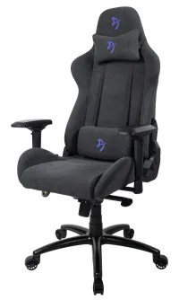 AROZZI gaming chair VERONA Signature Soft Fabric fabric surface black blue logo (1 of 9)