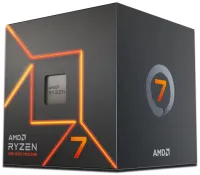 AMD Ryzen 7 7700 LGA AM5 макс. 5.3GHz 8C 16T 40MB 65W TDP BOX вкл. Охладители Wraith Prism (1 of 1)