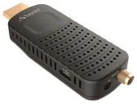 STRONG DVB-T T2 tuner HDMI stick SRT 82 Full HD H.265 HEVC externá anténa EPG PVR HDMI USB micro USB IR čierny (1 of 4)