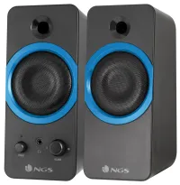 Altoparlanti da gioco NGS GSX-200 2.0 20W Superbass Nero (1 of 3)