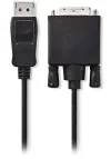 Cabo NEDIS DisplayPort - Plugue DVI DisplayPort - Plugue 24+1 pino DVI-D preto 3m thumbnail (2 of 2)