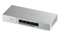 ZyXEL GS1200-5HPv2 Web Smart комутатор 5x Gigabit metal 4x PoE (802.3at 30W) PoE Мощност бюджет 60 (1 of 3)