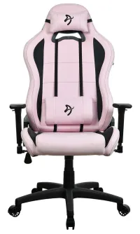 Sedia da gaming AROZZI TORRETTA Superficie in tessuto SuperSoft rosa (1 of 9)