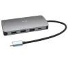 I-tec dockingstation USB-C Metal Nano Dock 3x USB 3.1 2x USB-C DP HDMI VGA LAN SD PD 100W + kilde 77W thumbnail (2 of 6)