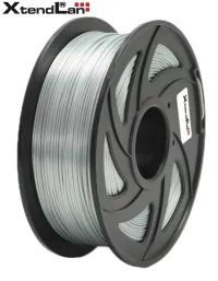 XtendLAN PLA filament 1,75mm glanzend zilver 1kg (1 of 1)