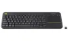 Logitech Keyboard Touch K400 Plus Wireless 2 4GHz Touchpad USB Receiver US Black thumbnail (2 of 4)