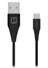 Swissten Data Cable Usb Micro Usb 1.5 M Black (9mm)