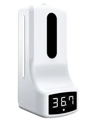 XtendLan XL-WMT-K9 Dispenser voor desinfectiemiddel en lichaamsthermometer met waarschuwingswandmontage (1 of 8)