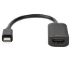 NEDIS redukciós kábel Mini DisplayPort csatlakozó - HDMI aljzat fekete buborékfólia 20 cm