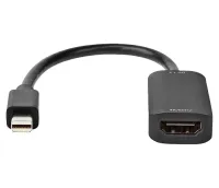 NEDIS redukcijski kabel Mini DisplayPort vtič - HDMI vtičnica črn blister 20 cm (1 of 2)