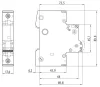 Solarmi AC DC прекъсвач 32A OEZ LTN-32C-1 10kA 41660 клас. C DC разединител thumbnail (2 of 2)