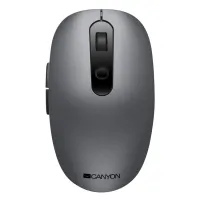 CANYON mouse silent optical 2in1 wireless CMSW09 adjustable resolution 800 1000 1200 1500dpi 2in1 (BT 2.4GHz) gray (1 of 4)