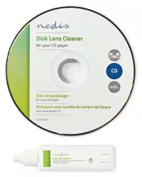 NEDIS sada na snadné a bezpečné čištění optiky CD a DVD přehrávačů čistící roztok 20ml (1 of 1)