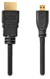 NEDIS High Speed ​​​​HDMI Kabel mat Ethernet HDMI Stecker - Micro HDMI schwaarz 2m thumbnail (2 of 2)