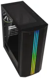 BitFenix ​​Case Saber Mesh ATX 3x120mm Fan + ARGB Fan 2xUSB 3.0 USB 2.0 temperéiert Glas schwaarz thumbnail (2 of 7)