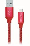 Colorway USB кабел за данни USB-C 1m 2.1A червен thumbnail (1 of 1)
