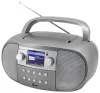 Soundmaster SCD7600TI DAB+ Internet Wi-Fi rádio BT CD MP3 LCD RDS USB AUX IN Stříbrný