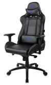 AROZZI Gaming-Stuhl VERONA Signature PU schwarz blaues Logo thumbnail (1 of 9)