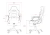 AROZZI chaise de jeu ENZO Tissu tissé gris thumbnail (6 of 6)