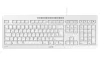 Clavier CHERRY STREAM filaire USB blanc disposition CZ+SK