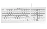 Teclado CHERRY STREAM com fio USB branco layout CZ+SK (1 of 1)