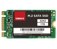 Wewnętrzny dysk SSD UMAX 1 TB M.2 2242 SATAIII 3D TLC (1 of 1)