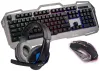 NGS GBX-1500 Gaming keyboard set with mouse and headset CZ+SK layout