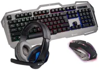 NGS GBX-1500 Gaming keyboard set with mouse and headset CZ+SK layout (1 of 7)