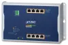 Planet индустриален плосък суич L2 L4 8x1Gb 2xSFP PoE 95 360W двоен 48-56VDC IP30 -40 75°C без вентилатор