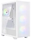 BitFenix ​​case Flow FRGB ATX 4x120mm FRGB fan 2xUSB 3.0 tempered glass white