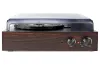 Giradischi NEDIS 1x stereo RCA 18 W (pre)amplificatore integrato conversione MP3 ABS MDF marrone thumbnail (5 of 7)