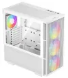 DEEPCOOL kabinet CH560 MidT 3x140 og 120 mm ARGB blæser USB 3.0 hærdet glas hvid