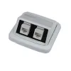 ABB Tango Data socket UTP CAT6 2xRJ45 WHkey white