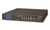 Planet GSD-1222VHP PoE switch 8x PoE + 2x 1000Base-T + 2x SFP LCDVLAN extend mode 10Mb up to 250m IEEE 802.3at 120W