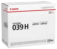 Toner originale Canon CRG-039H Nero per LBP351dn LBP351x LBP352dn K (1 of 1)