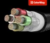 Кабел за зареждане Colorway 3 в 1 Lightning+MicroUSB+USB-C 4A найлон 1,2 м сив thumbnail (5 of 6)
