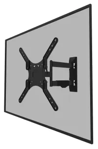 Neomounts WL40-550BL14 Стенен държач за дисплей 32-55" 3 пина VESA 400X400 товароносимост 35 кг черен (1 of 8)