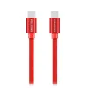 Swissten Data Cable Textile USB-C USB-C 1.2 M Red thumbnail (1 of 1)