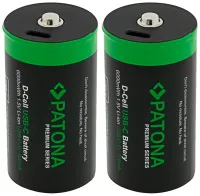 PATONA laetav aku LR20 mono D Li-lon 4000mAh 15V USB-C laadimisega 2 tk pakendis (1 of 4)