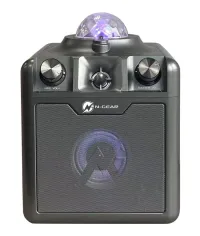 N-GEAR DISCO STAR 710SG BT 50W USB MICRO SD DO Disco LED 2x MIC harmaa (1 of 3)