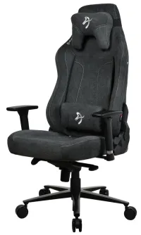 AROZZI game chair VERNAZZA XL SoftFabric Dark Gray fabric surface dark gray (1 of 10)