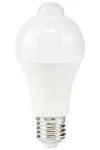 NEDIS LED-lampa E27 A60 85 W 220 V 806 lm 3000 K varmvit rörelsedetektering matt