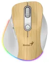 GENIUS Ergo 9000S Pro Pine Wood topelt Bluetooth+2.4GHz 2400dpi juhtmevaba 6 nuppu laetav RGB männivärvi thumbnail (2 of 3)