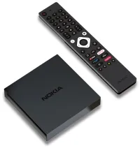 NOKIA android box 8010 4K Ultra HD NETFLIX 02 TV HDMI USB 3.0 USB-C USB 2.0 BT Wi-Fi LAN Android TV 11 черен (1 of 6)