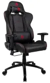 Silla gaming AROZZI INIZIO Negro PU negro logo rojo thumbnail (2 of 6)