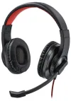 HAMA casque PC stéréo HS-USB400 casque filaire + microphone sensibilité USB 100 dB mW noir