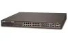 Planet FGSW-2624HPS4 PoE slēdzis 24x 100-TX 2x 1000-T SFP Web SNMP STP RSTP IGMPv2 420W